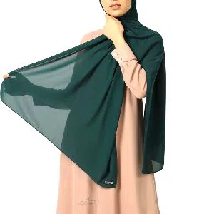 Malaysian Georgette Hijab-Green 