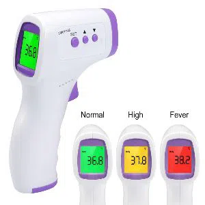 Smart Non-Contact Infrared Thermometer - 3 Color Display - Fever Alarm Blunt Bird