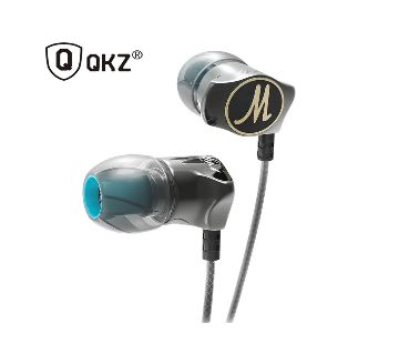 QKZ DM7 Zinc Alloy In Ear Earphone-Black