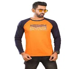 Full Sleeve T Shirt -Orange Color