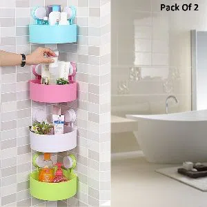 Bathroom Shelves Kitchen Storage Organize Shelf Rack Triangle Shower Corner-1Pcs