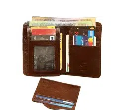 Leather  Wallet for men -Brown 