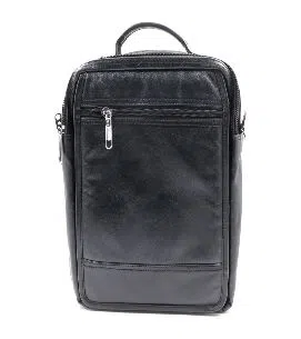 Leather Made Official Bag for Men - Black