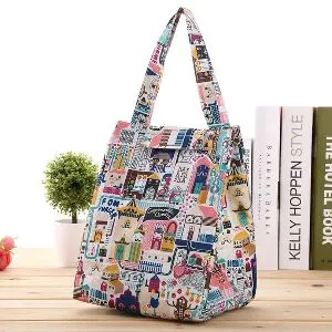 Lunch Bag Multifunction Cooler Bag Multicolor Waterproof Women Hand Pack Thermal Breakfast Box Portable Picnic Causal Travel