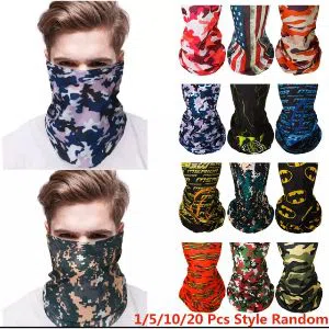 Multi wear scarfs & Face Bandanas for biker,cyclist, traveler (Multicolored)