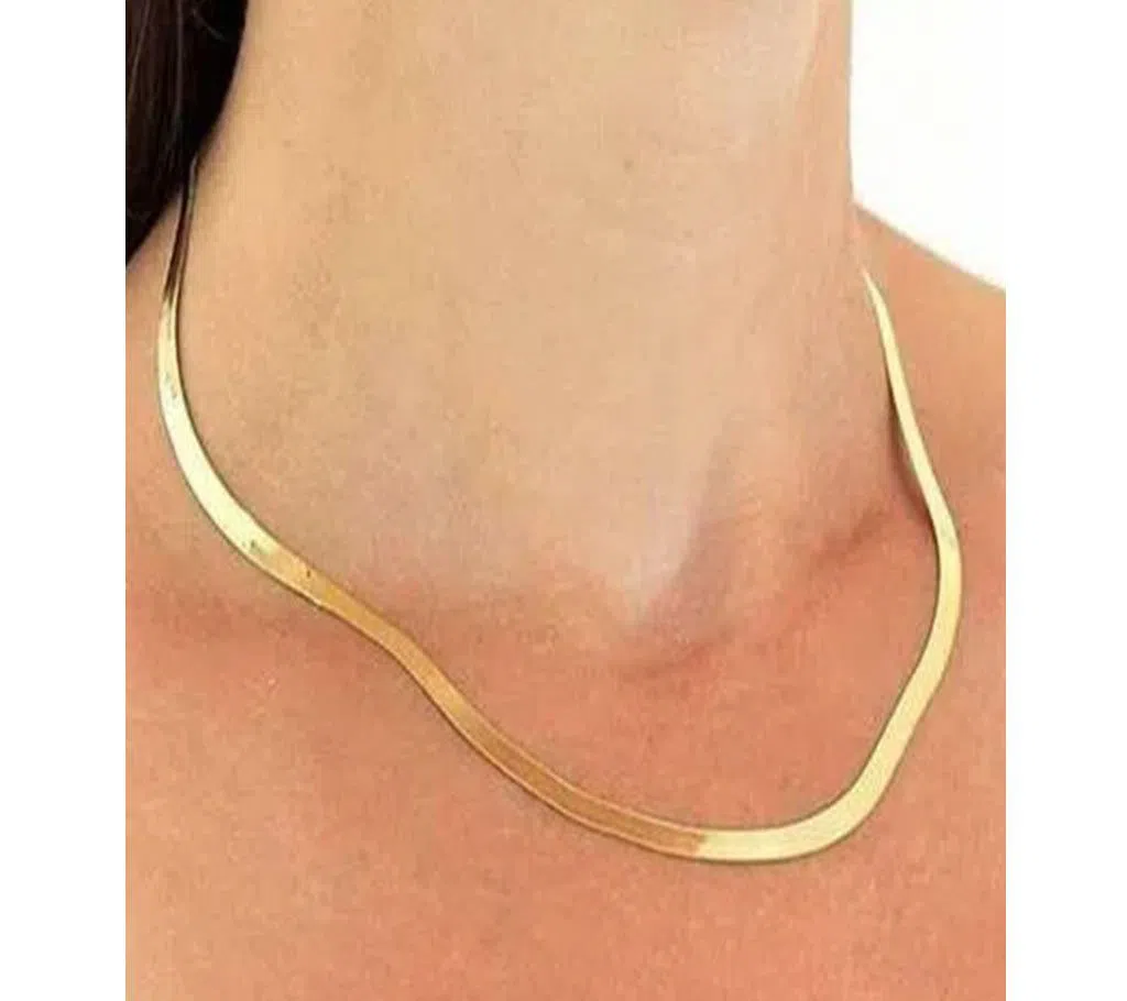 22K Go-ld Plated Pendant Chain For Womens