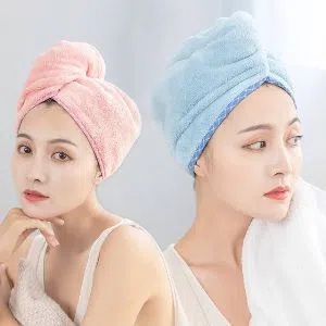 Fashion Women Absorbent Microfiber Towel Turban Hair
