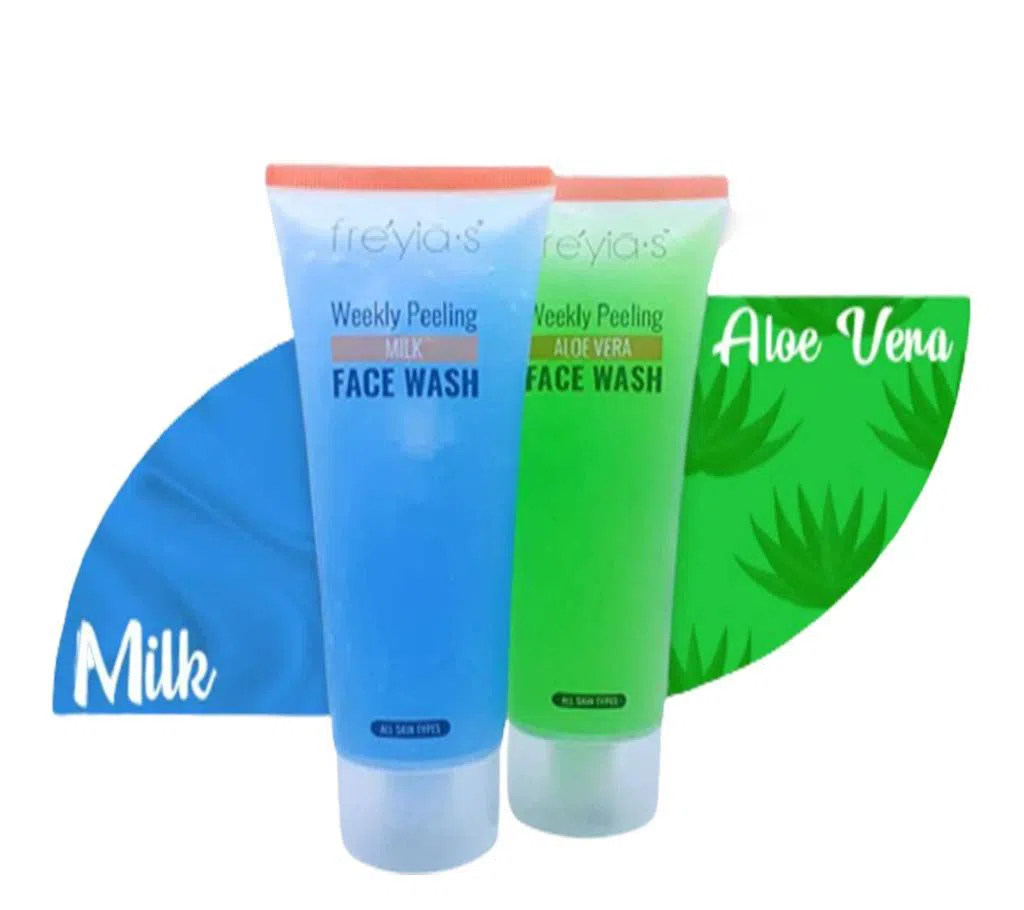 Freyias Weekly Peeling Face Wash -Milk And Aloe Vera (100 ml) uk