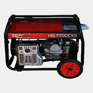 Generator - 6.5 KW Honda Engine Portable Gasoline Generator HG-7700CXS | SH SERVICE