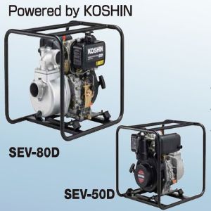 KOSHIN 3 Diesel Engine Clear Water Pump SEV-80D