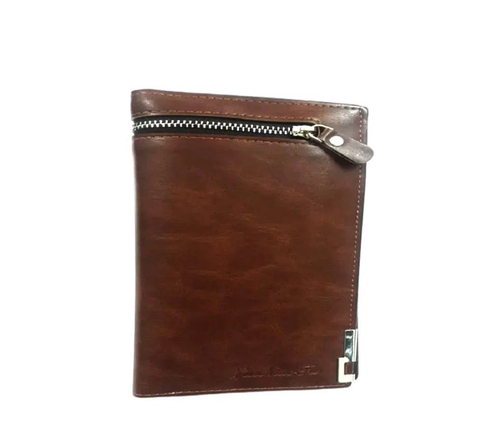 Leather Wallet-Brown 