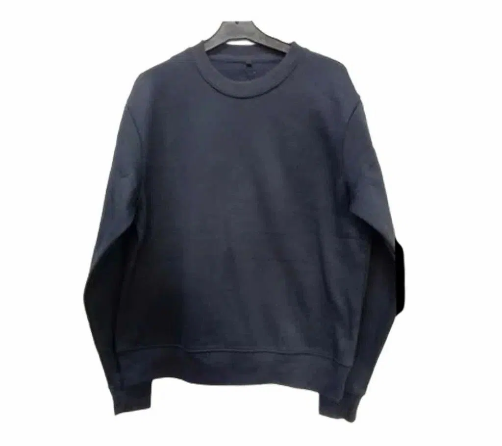 Full sleeve solid Sweater For men Navy color