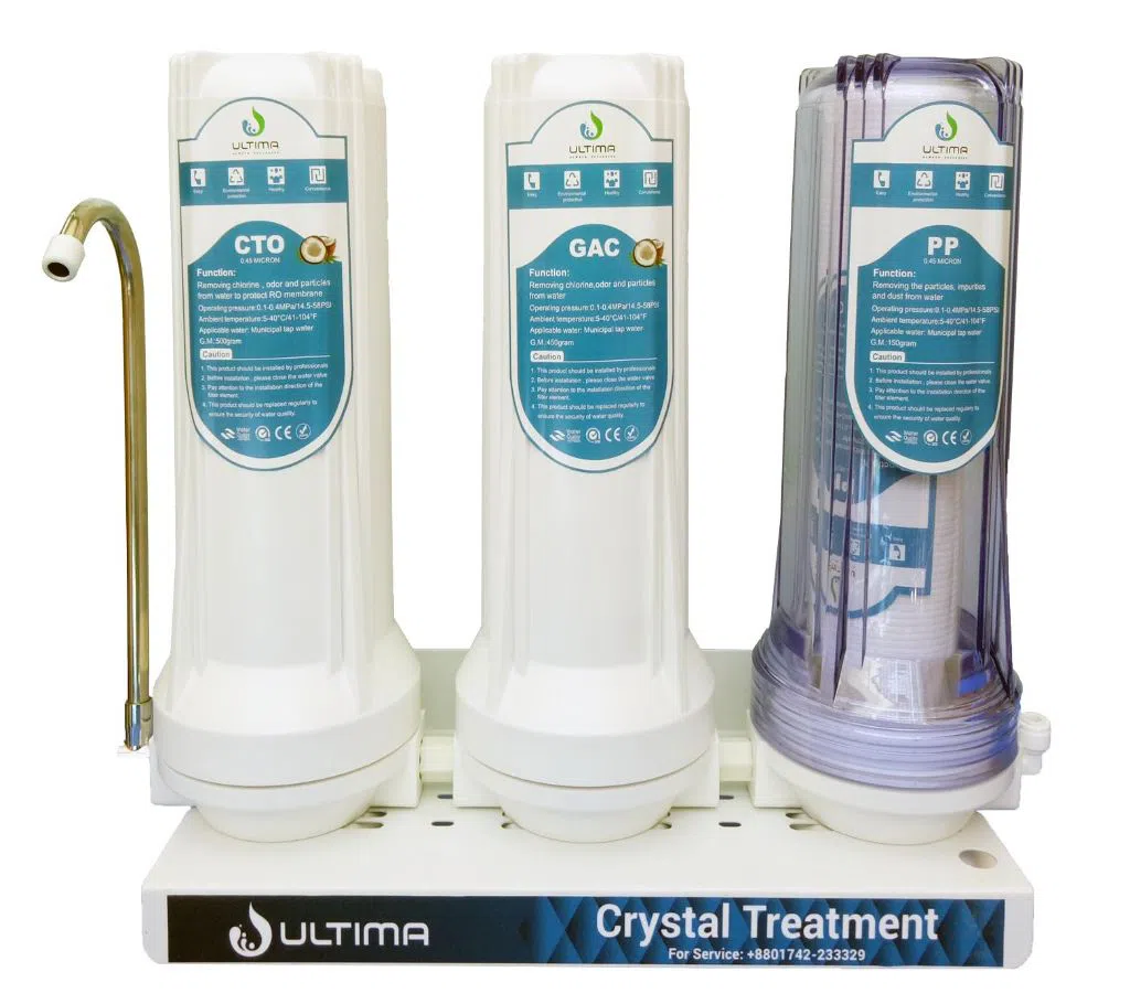 Ultima Water Purifier Three Stage Water Filter 