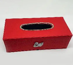 Diamond Duck Leather Tissue Box