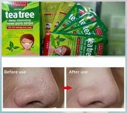 Tea Tree Deep Cleansing Nose Pore Strips-6PCSS-UK
