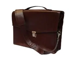 leather made official  bag for men -coffee