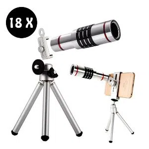 Universal 18x zoom lens Telescope Telephoto Camera Lens