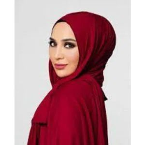 Diamond Georgette Hijab Red