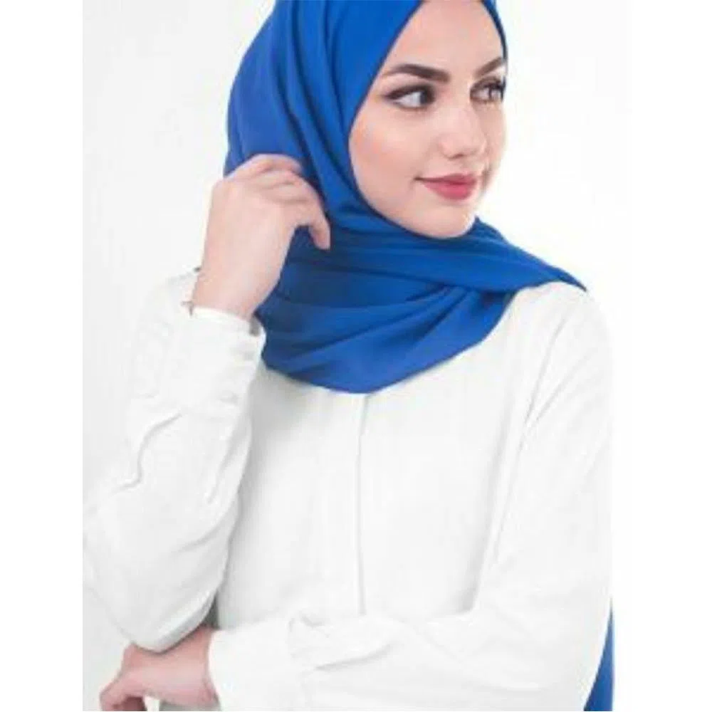 Diamond Georgette Hijab Blue