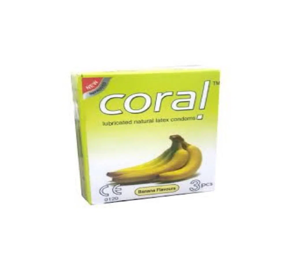 Coral banana condom (3 box) 30 pic