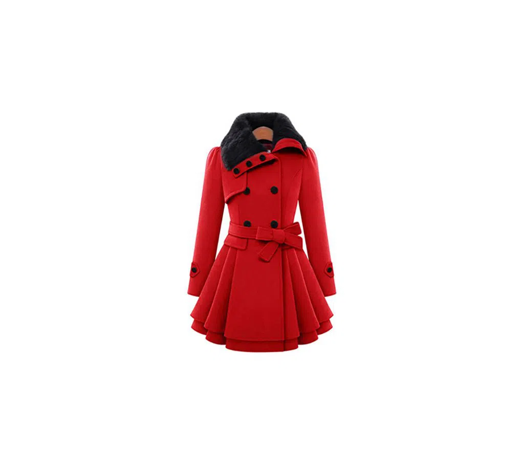  RED winter Coat for Women 