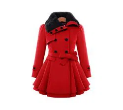  RED winter Coat for Women 