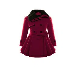 Deep Pink winter Coat for Women 