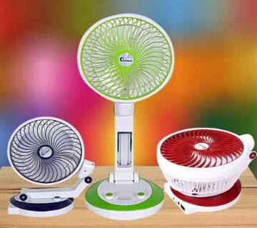 Rechargeable Fan and Light  Multicolor  72  HMS