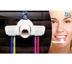 Tooth Brush And Tooth Paste Holder