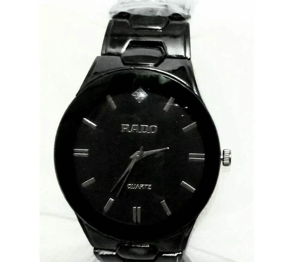 Rado mens wrist Watch Full  Black  (copy)