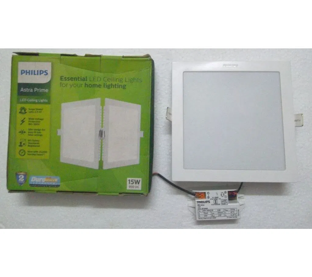 PHILIPS 15W LED Panel Light Square Conceal Type Warm Color