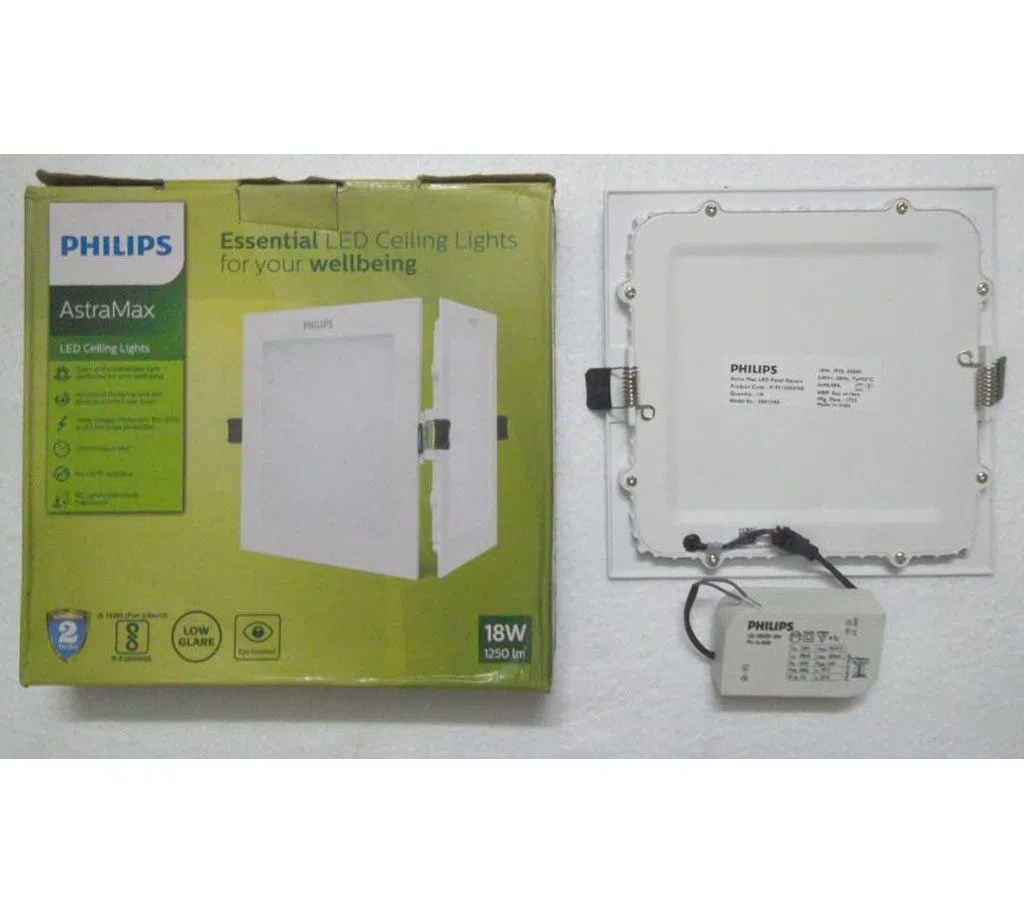 PHILIPS 18W LED Panel Light Square Conceal Type Daylight