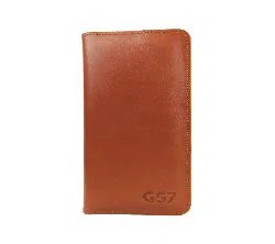 GS7 Leather Long Wallet - Slim Leather Long Wallet Cum Mobile Cover for Unisex