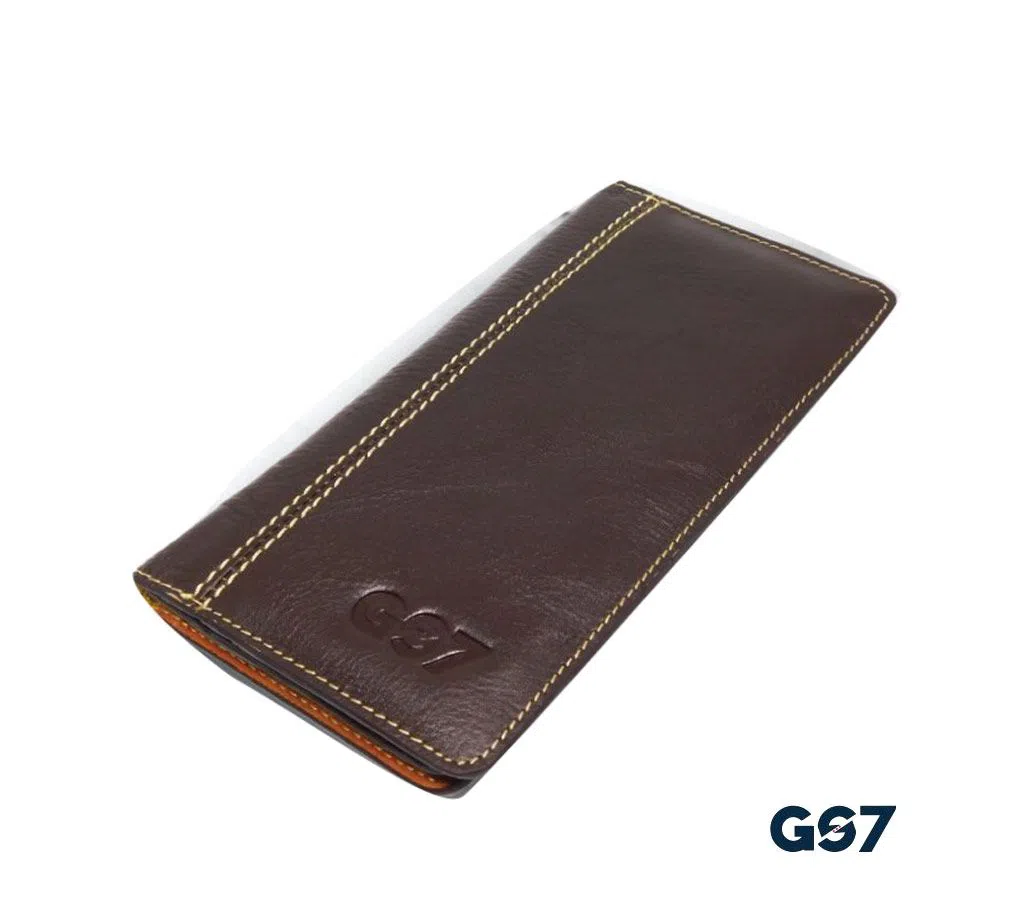 GS7 Leather Long Wallet Cum Mobile Cover (Unisex)