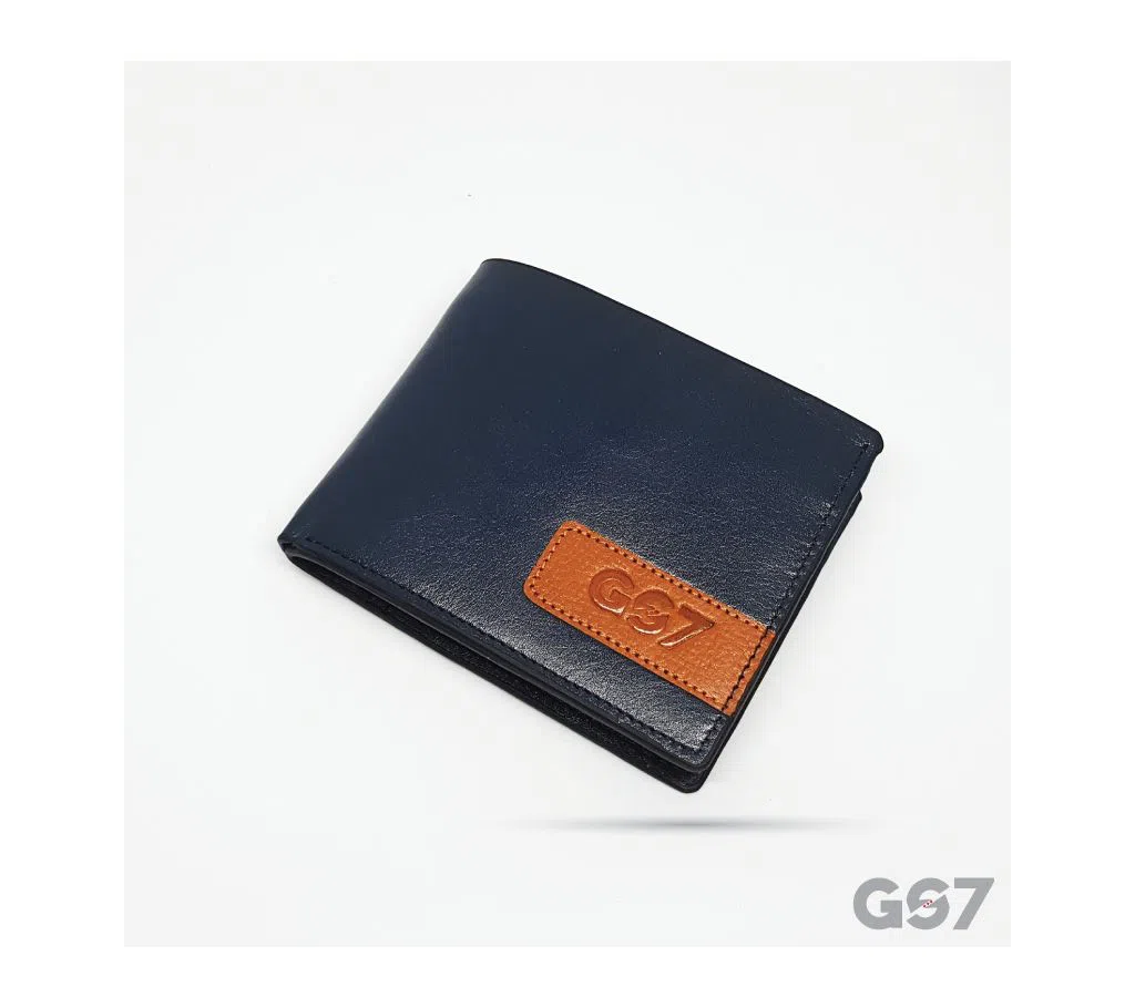 GS7 Leather Mens Short Wallet Bifold Mens Casual Wallet Solid Wallets With Pocket Coin Wallets