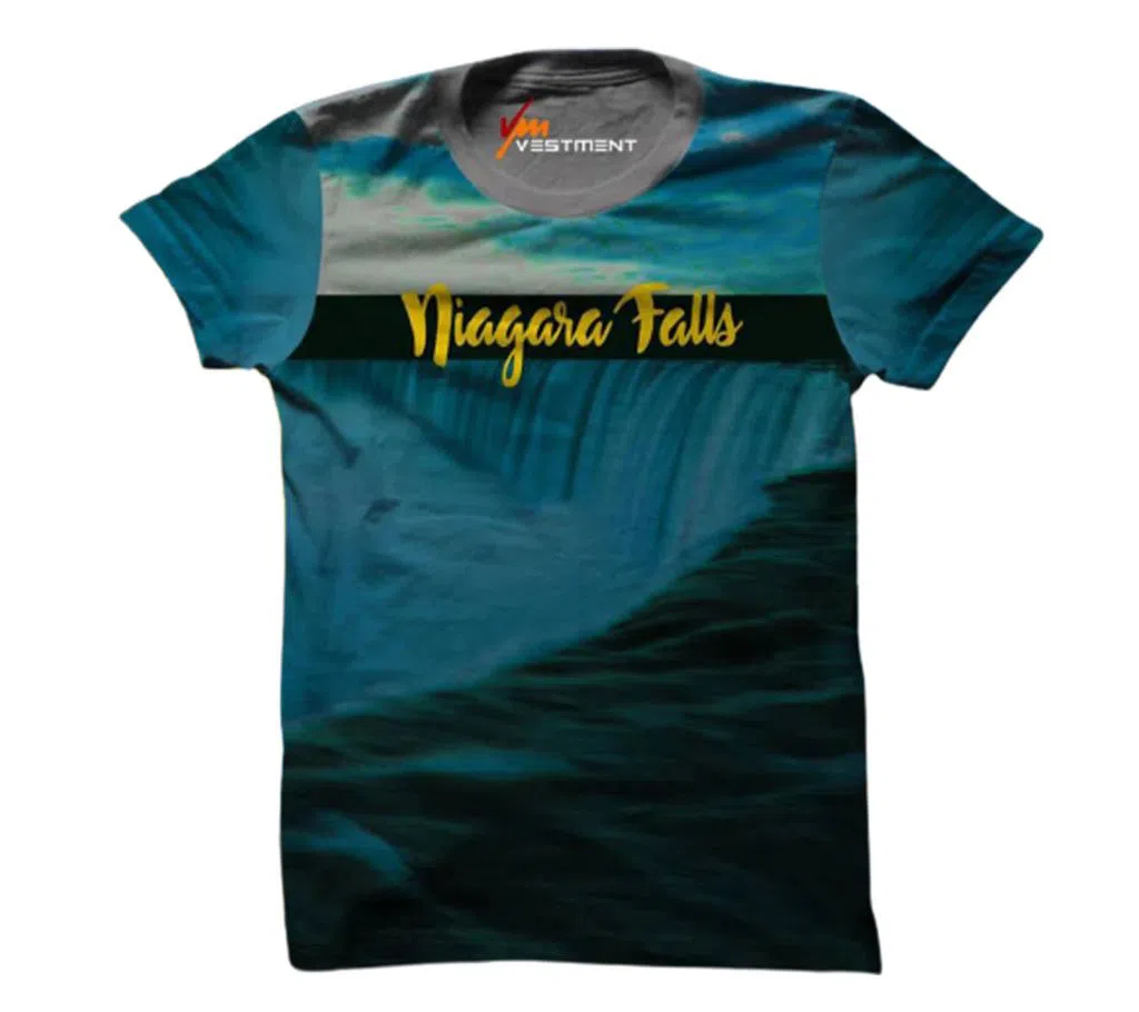 Niagra Falls Printed T-Shirt For Men