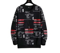 Full Sleeve mens Sweatshirt -Black 