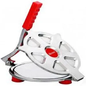 Stainless Steel Manual Roti Maker - Silver