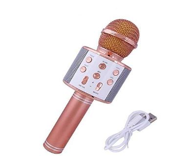 Ktv- Ws858 Wireless Karaoke Handheld Microphone Usb Player Bluetooth Mic Speaker