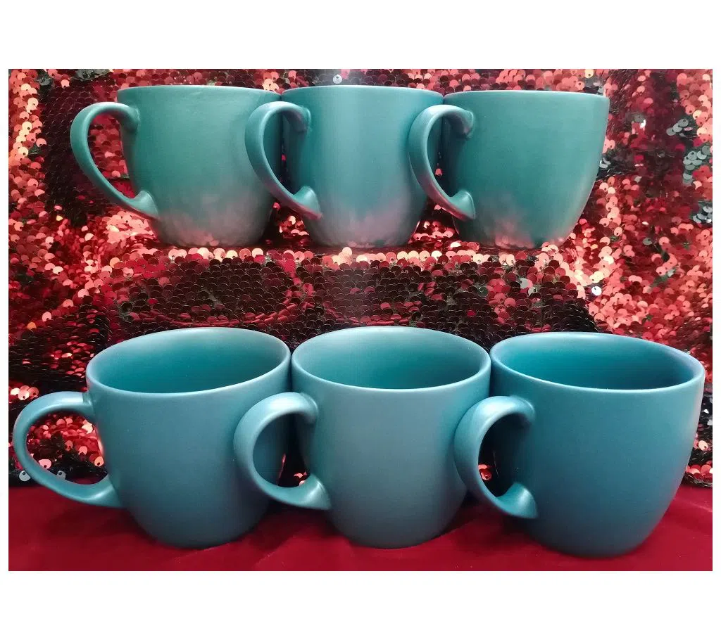 6 Pcs Ceramic Mug Set-Exclusive Dinner Mug, Gift And Home Decoration