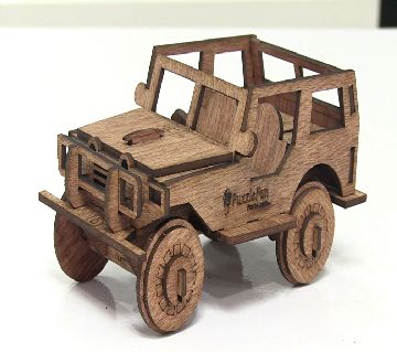 Vintage Jeep (3d puzzle)