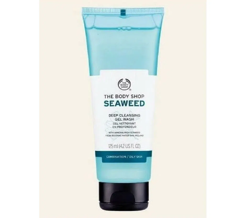 the body shop Seaweed Cleansing Gel Wash-125ml-UK 