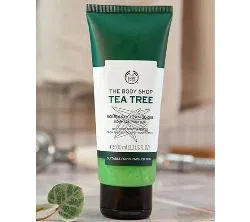 the body shop Tea Tree Squeaky-Clean Scrub-100ml UK 