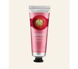 THE BODY SHOP Strawberry Hand Cream (Bought & Brought from UK) FOR DRY SKIN * FRUITY SCENT * VEGAN-30ml-UK
