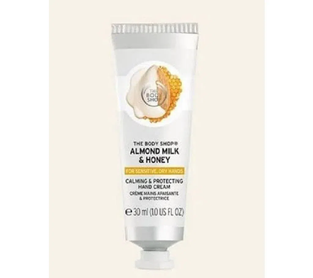 THE BODY SHOP Almond Milk & Honey Calming & Protecting Hand Cream  -30ml-UK