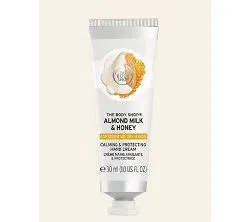THE BODY SHOP Almond Milk & Honey Calming & Protecting Hand Cream  -30ml-UK