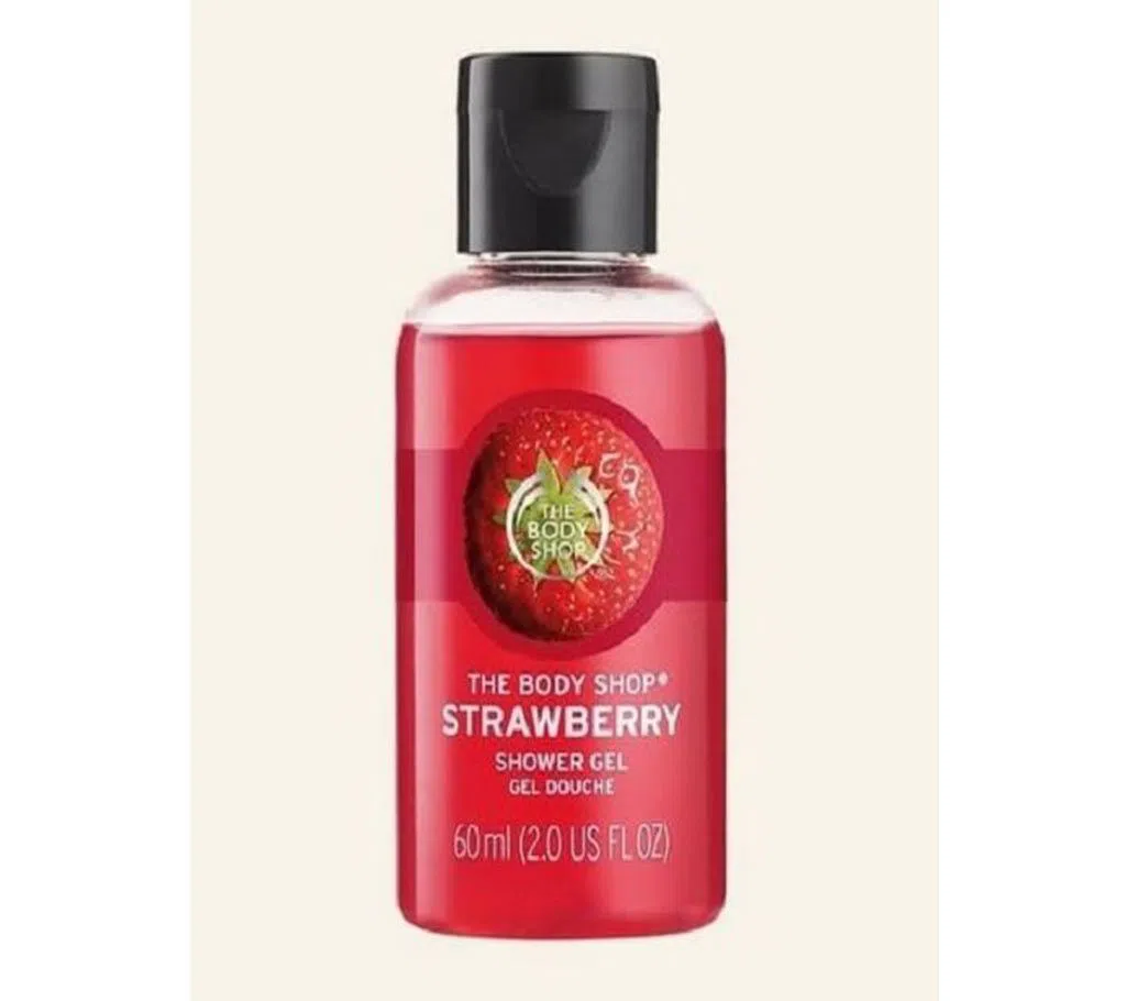 The body shop Strawberry Shower Gel [made in uk] 60ml  UK 