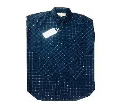 Printed Full Sleeve Shirt For men -Blue 