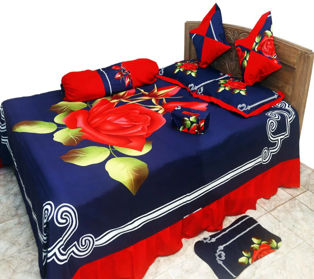 Classical Pakiza Home Collection Cotton Bedsheet - 2038 (8pcs set)