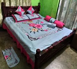 Classical Pakiza Home Collection Cotton Bedsheet - 2041 (8pcs set)